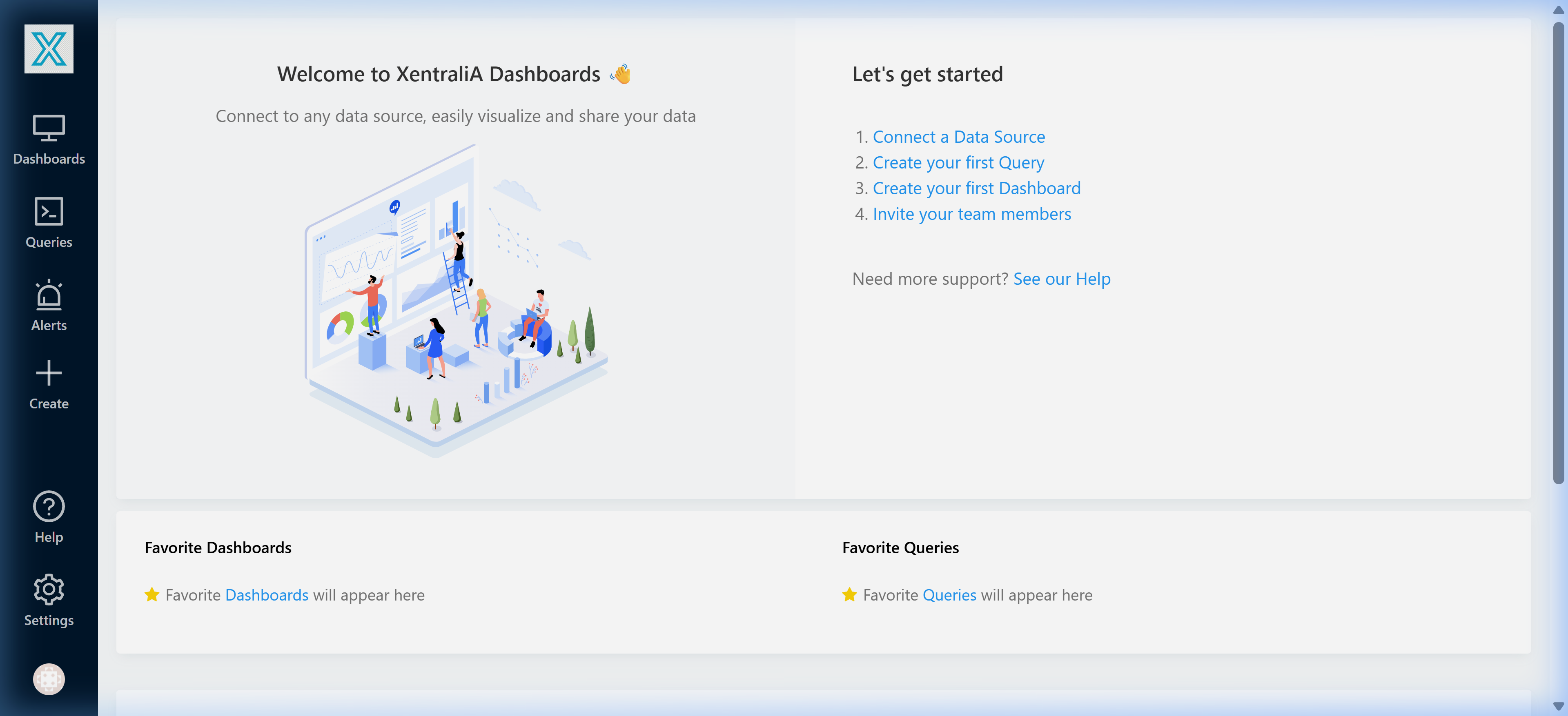 Dashboards de Xentralia